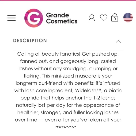 Grande fanatic mascara - Picture 5 of 6